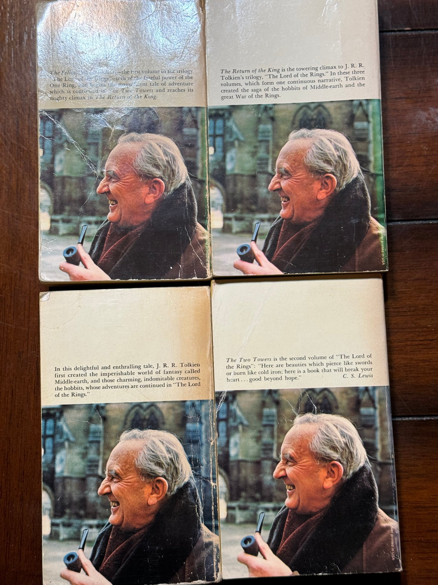 J.R.R. Tolkien 4-Book Boxed Set 1973 Vintage
