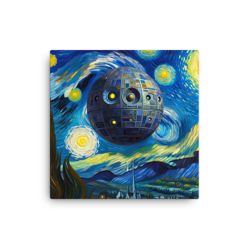 A Galactic Starry Night "Canvas Edition"