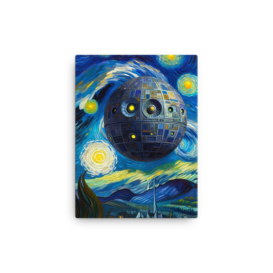 A Galactic Starry Night "Canvas Edition"